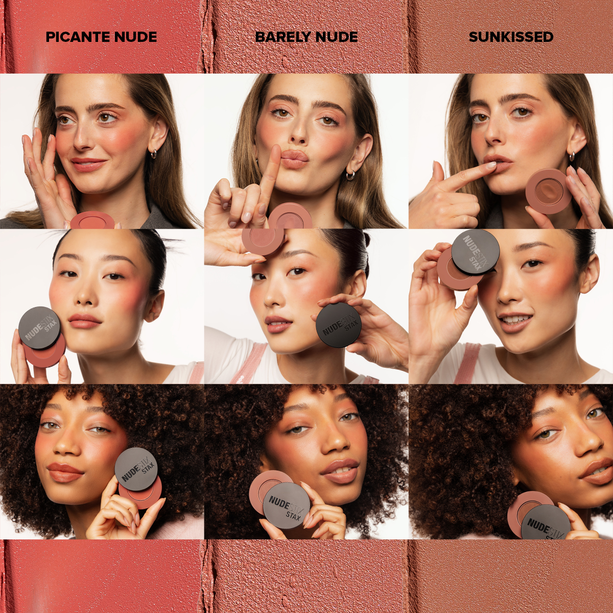 NUDESTIX STAX ALL OVER COLOR BLUSH BALM (RUBOR EN CREMA PARA ROSTRO)